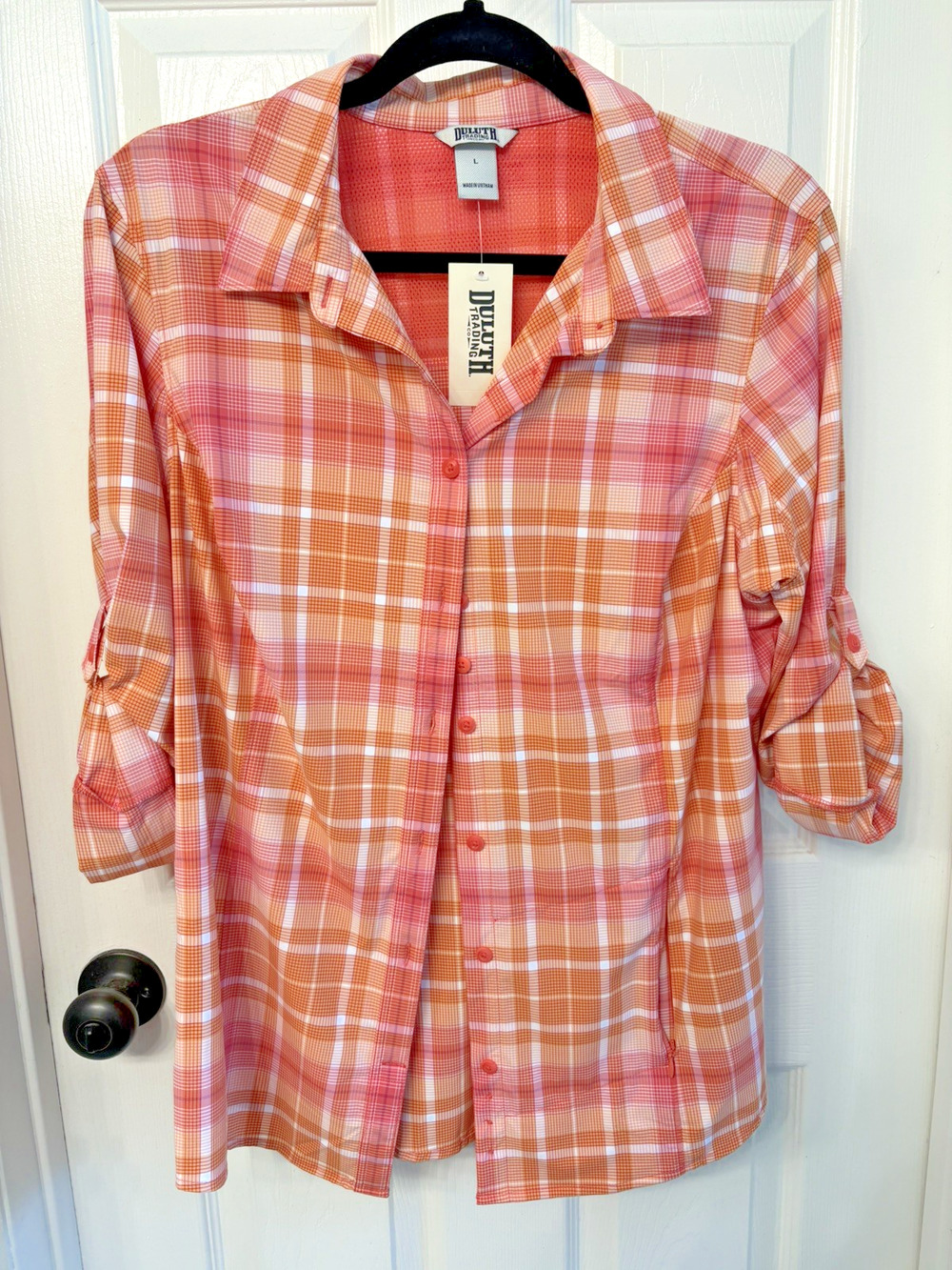 Duluth Trading Women's DuluthFlex Sidewinder Long Sleeve L Country Cowgirl
